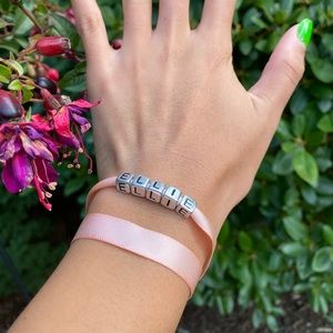 Custom silk wrap bracelets